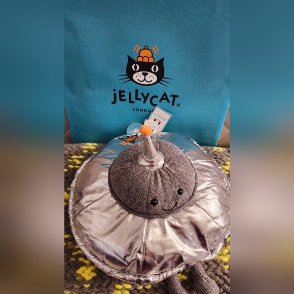 Jellycat Jellysaucer Qty 1 + Free Dust Bag - Picture 8 of 15